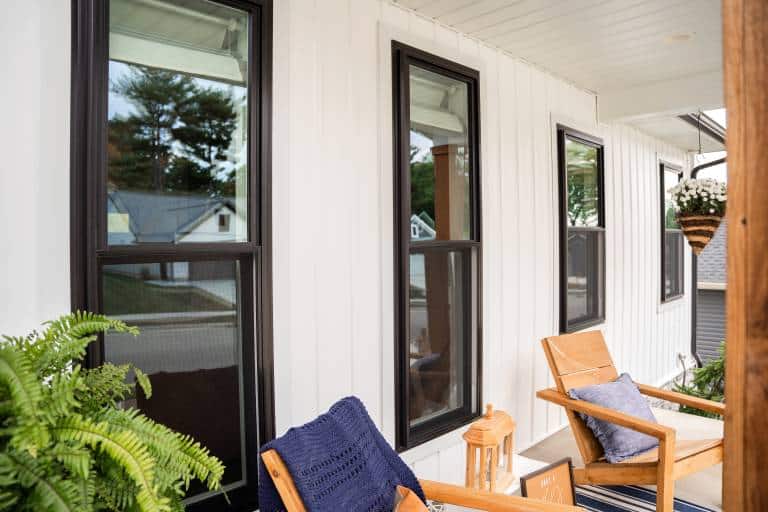 Black Double Hung Windows