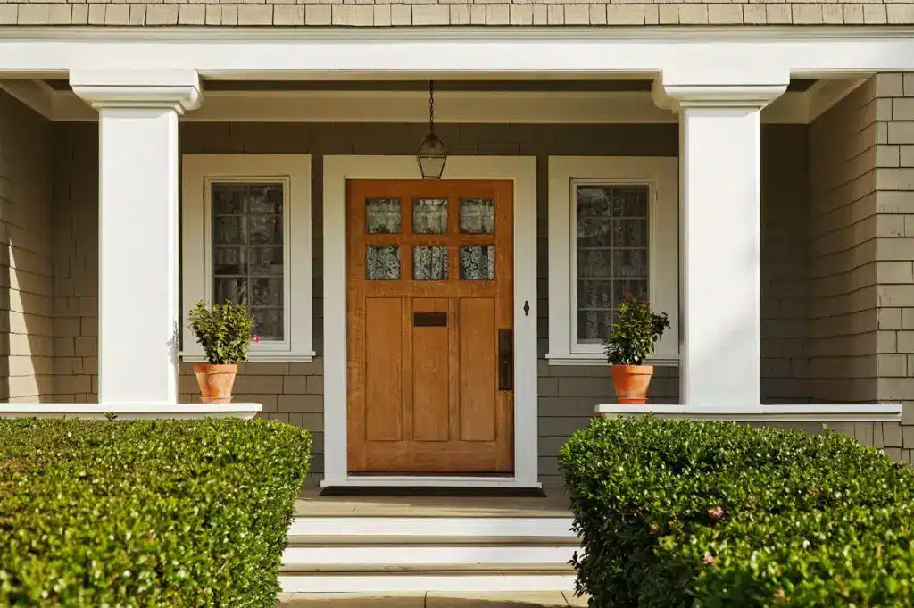 Entry door installation