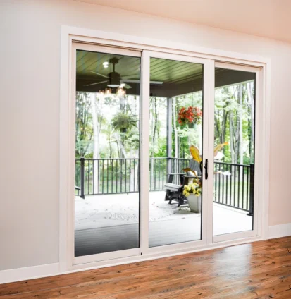 3-Lite White Endure Sliding Patio Door