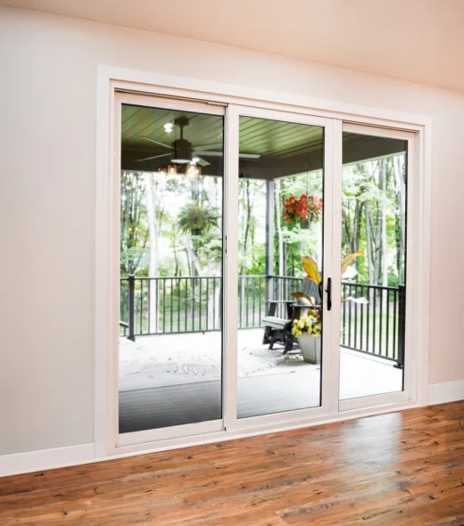 3-Lite White Endure Sliding Patio Door